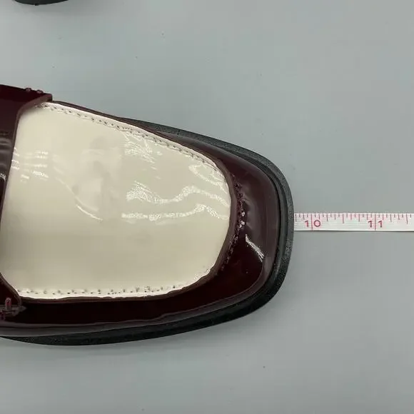 SARTO By Franco Sarto Burgundy and Cream Loafers - Picture 8 of 14